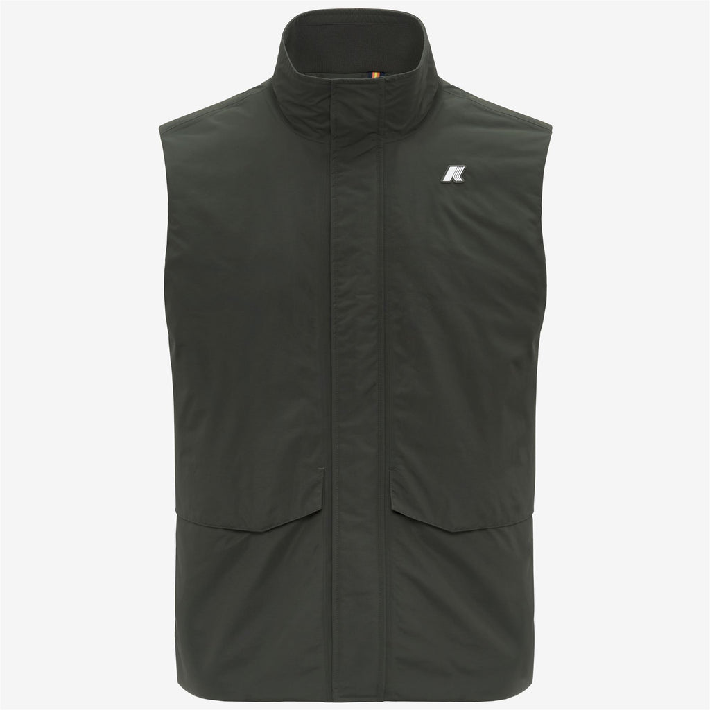 Jackets_MAN_VALEN WARM OTTOMAN_Vest_GREEN BLACKISH - Commercial 1
