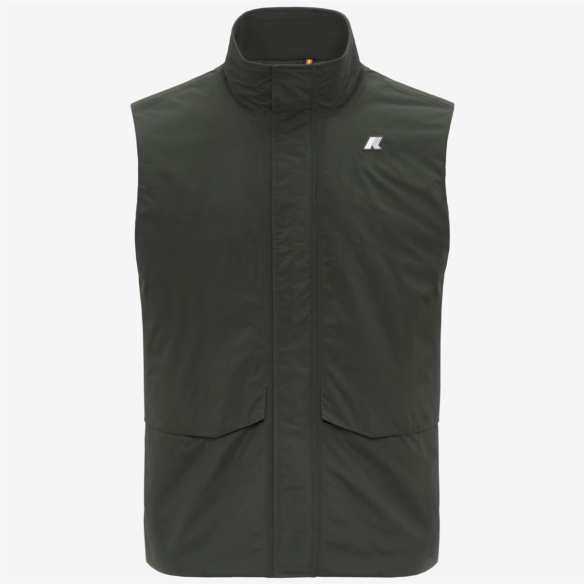 Jackets_MAN_VALEN WARM OTTOMAN_Vest_GREEN BLACKISH - Commercial 1