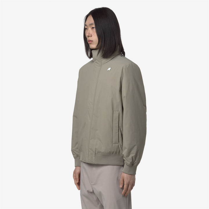 Chaqueta corta impermeable con capucha para hombre Green Oak 4