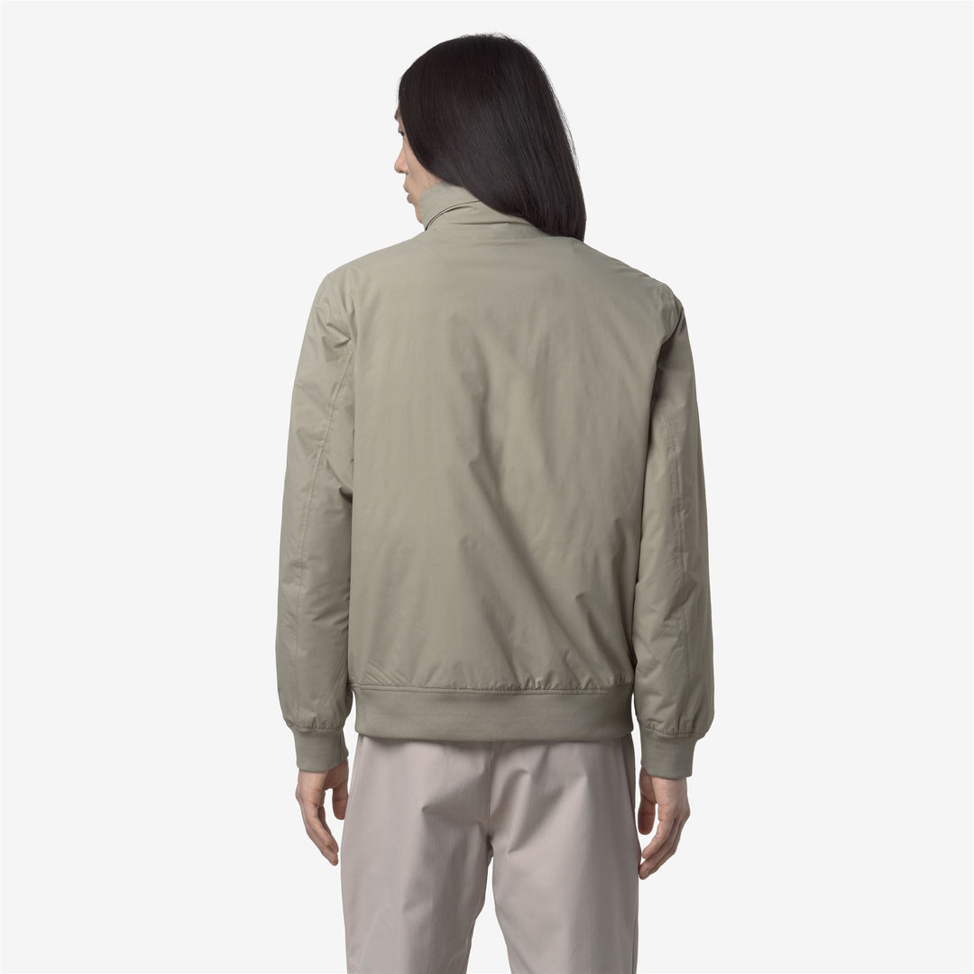 Chaqueta corta impermeable con capucha para hombre Green Oak main