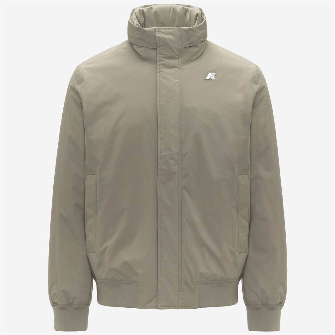 Chaqueta corta impermeable con capucha para hombre Green Oak 01