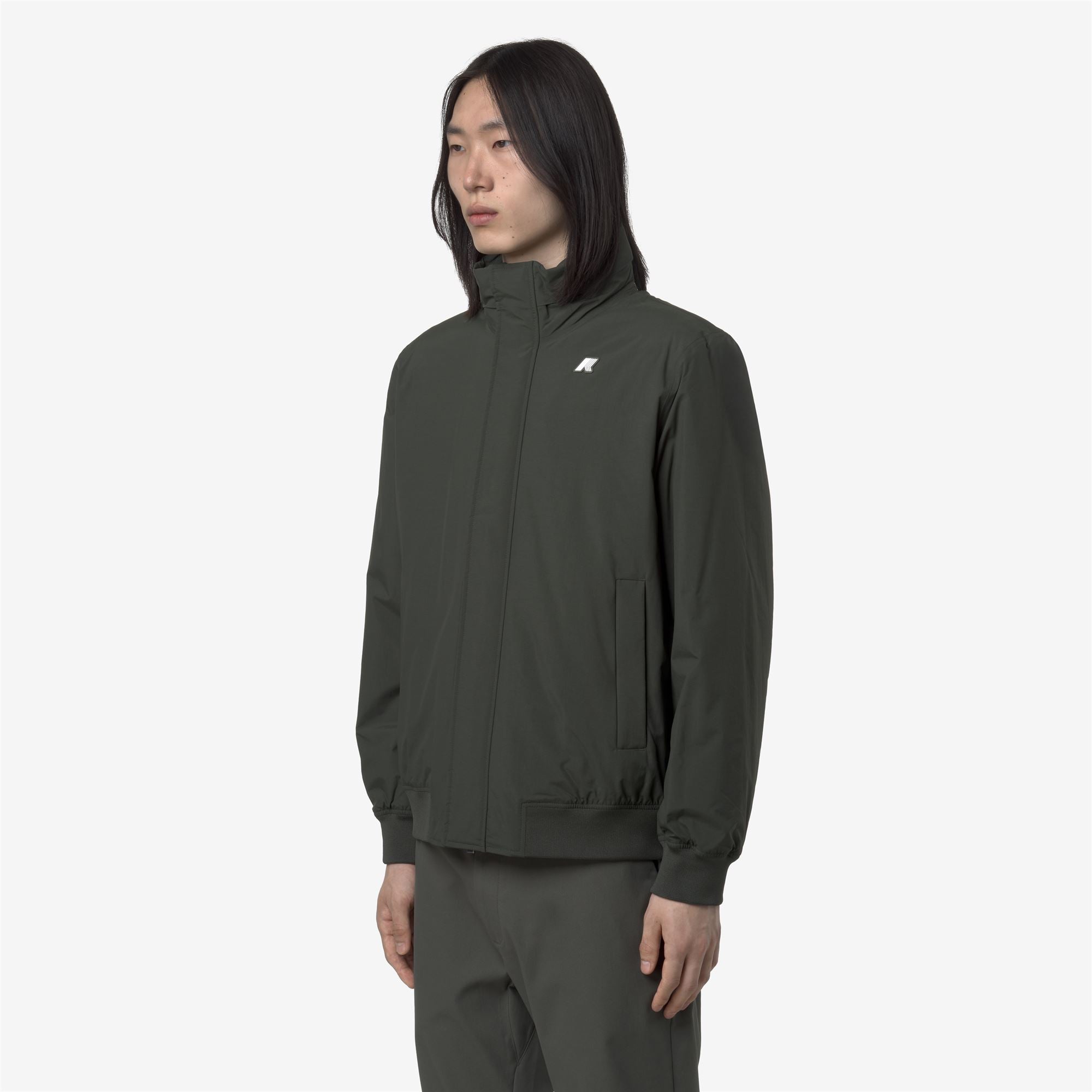 Jackets_MAN_ARSENE WARM OTTOMAN_Short_GREEN BLACKISH - Commercial 5
