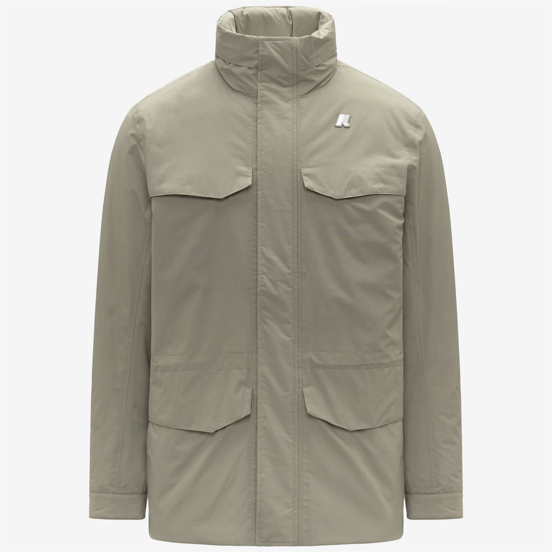 Chaqueta impermeable con capucha para hombre de Green Oak 01