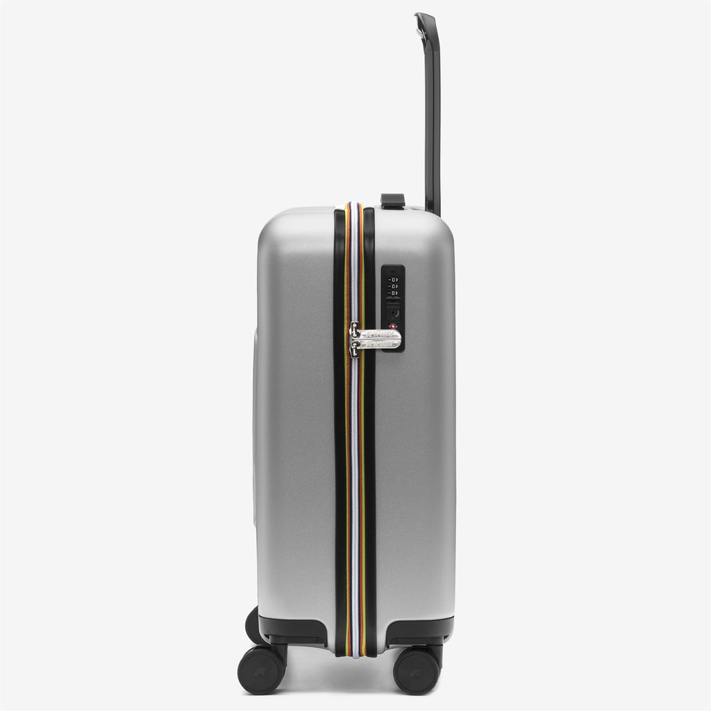 Luggage Bags_UNISEX_EUDOXIE LOGO_Trolley_Grey Md - Commercial 2