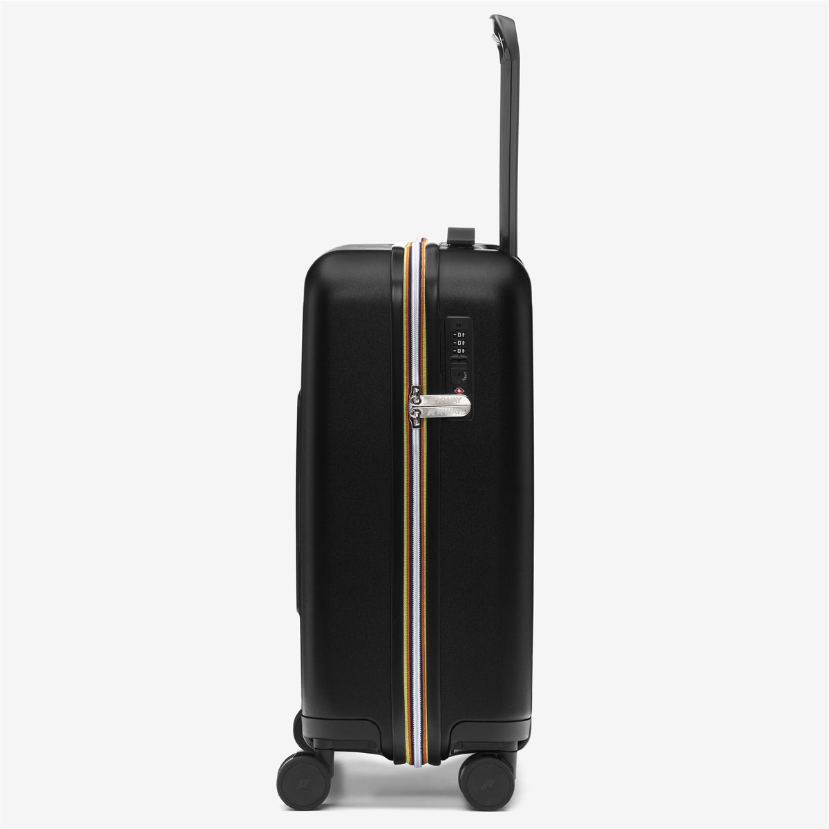 Luggage Bags_UNISEX_EUDOXIE LOGO_Trolley_Black Pure - Commercial 2