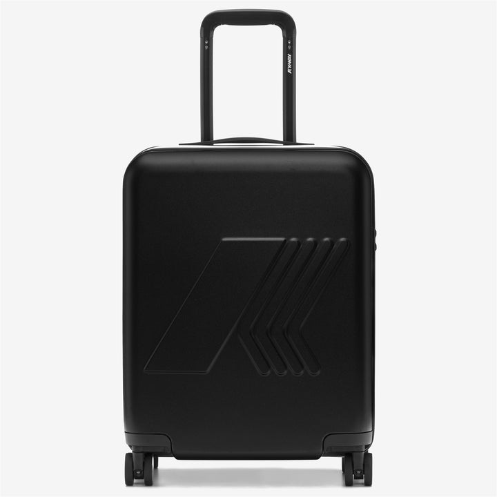Black Unisex Polycarbonate Trolley Luggage Bag 1