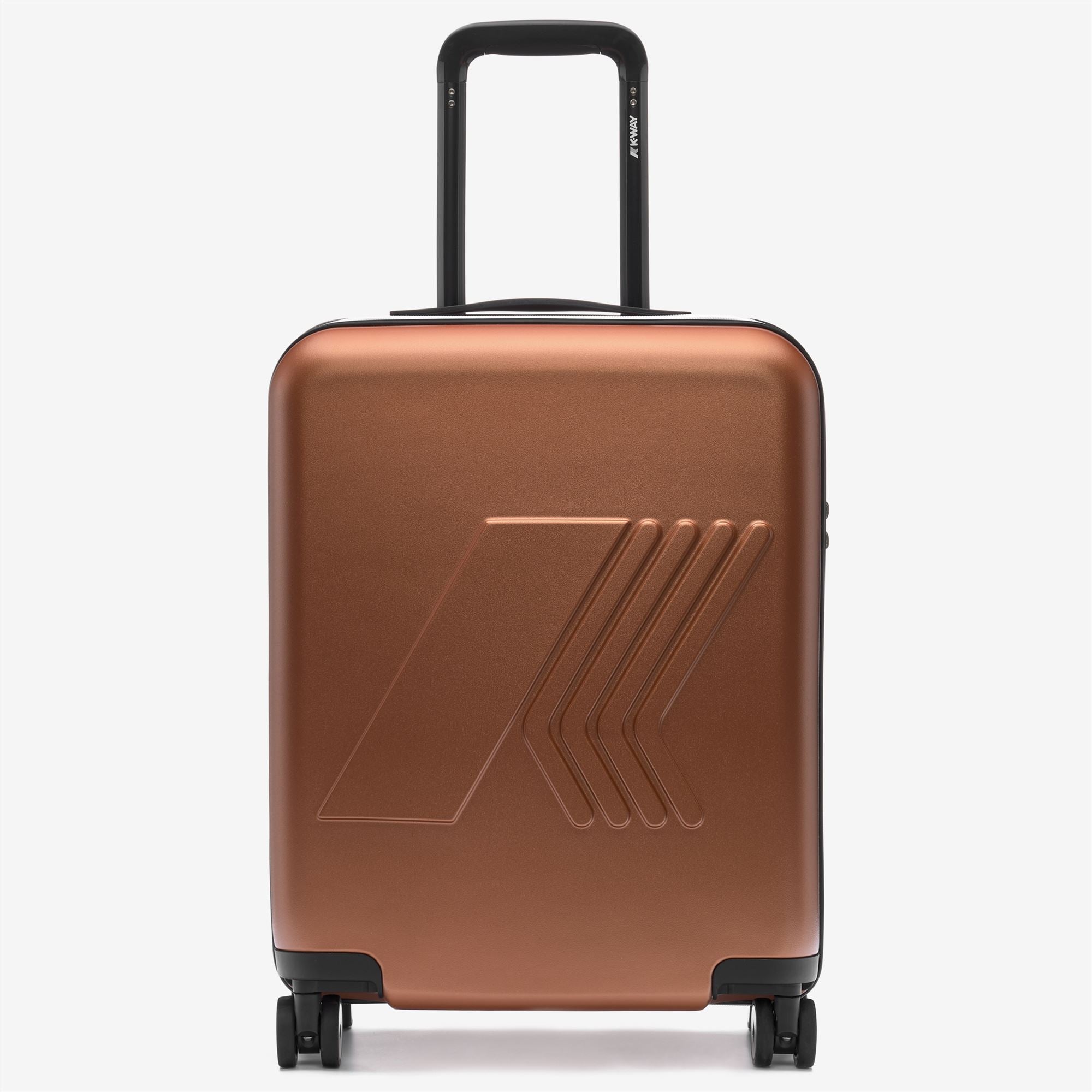 Luggage Bags_UNISEX_EUDOXIE LOGO_Trolley_Orange Adobe - Commercial 1