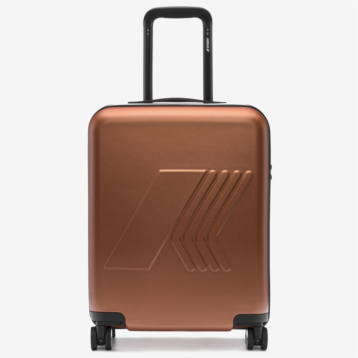 Luggage Bags_UNISEX_EUDOXIE LOGO_Trolley_Orange Adobe - Commercial 1