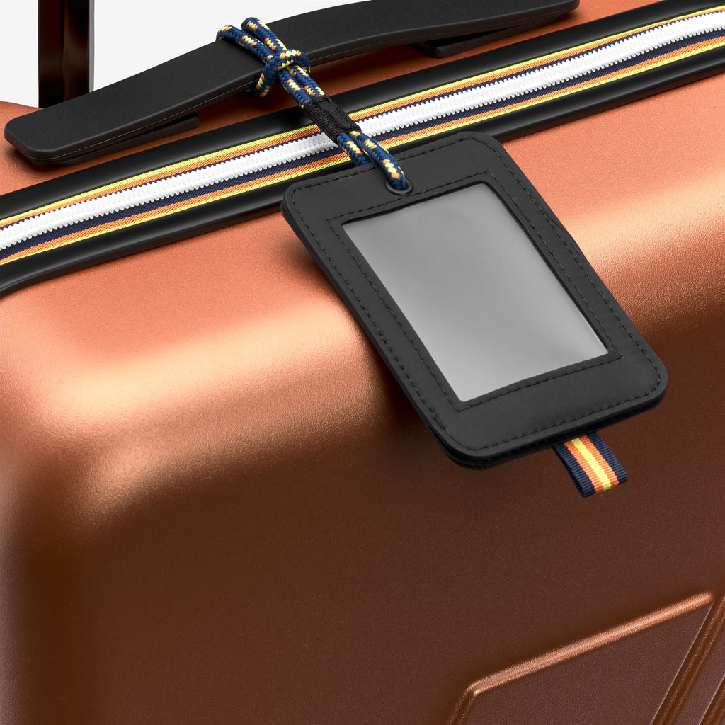 Luggage Bags_UNISEX_EUDOXIE LOGO_Trolley_Orange Adobe - Commercial 4
