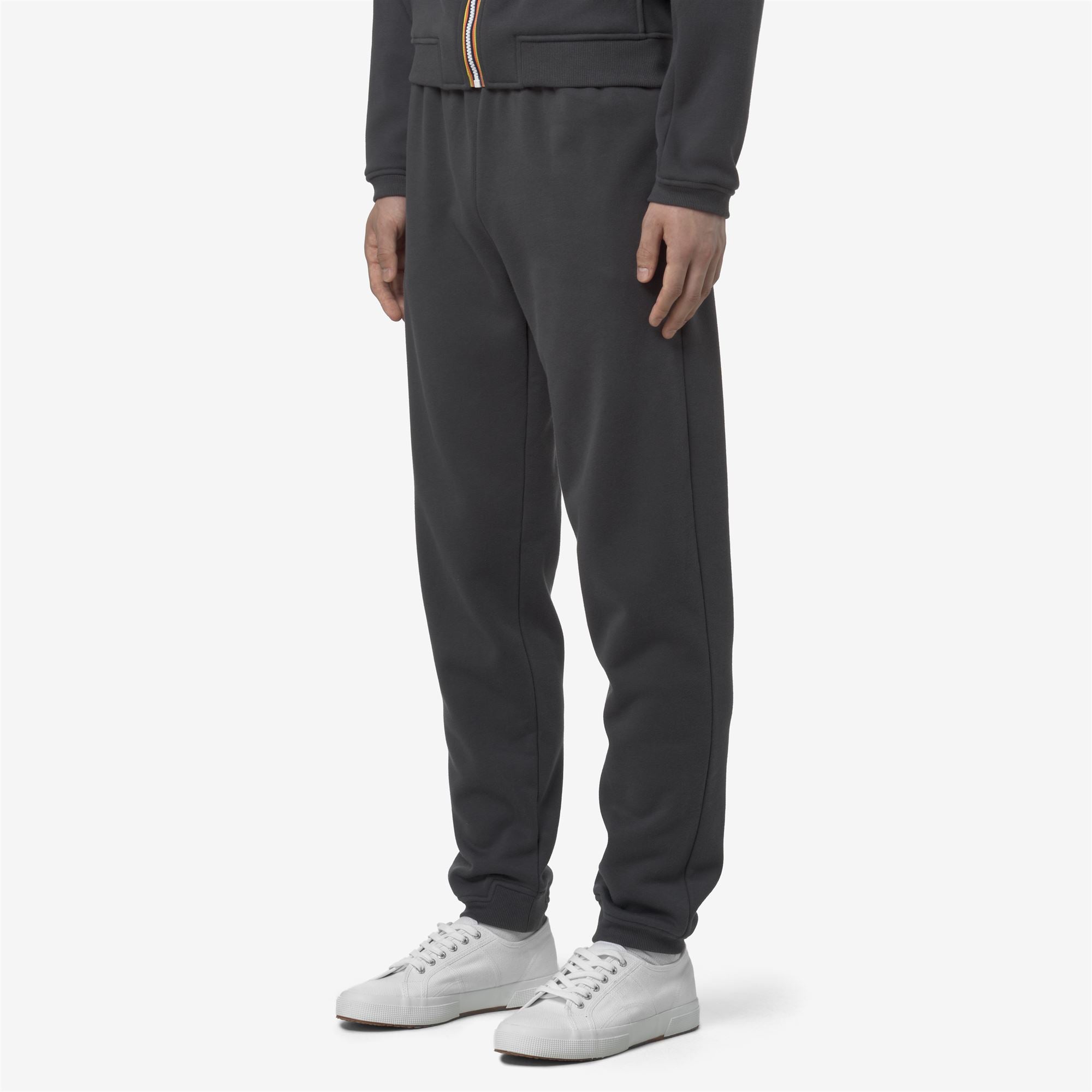 Pants_UNISEX_PHILBERT BRUSHED PC_Sport Trousers_Grey Shadow Dk - Commercial 5