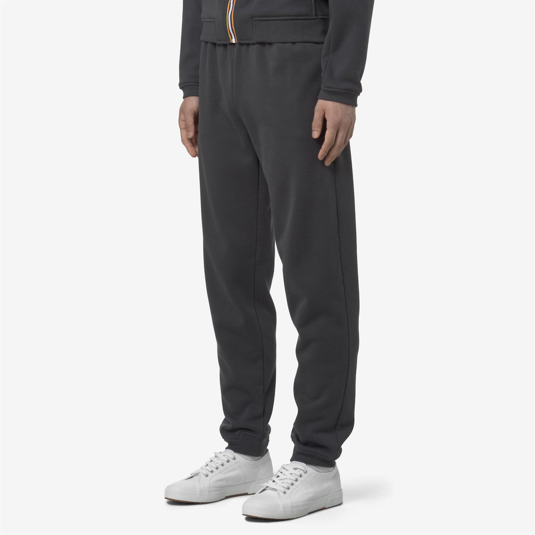 Grey Unisex Sport Trousers with Cotton-Blend Fleece main