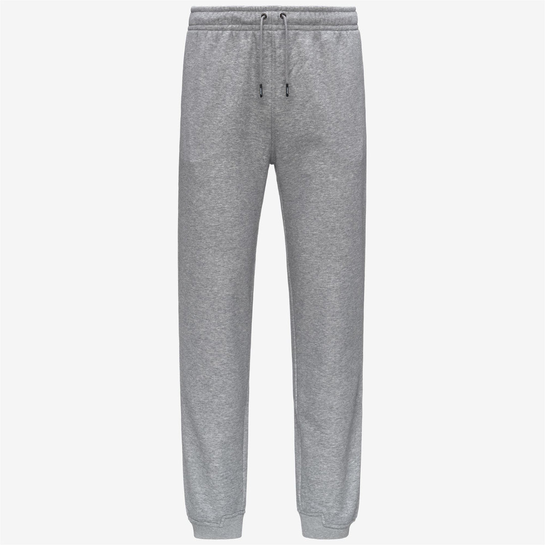 Grey unisex Sport Trousers with Brushed Cotton Fleece 01