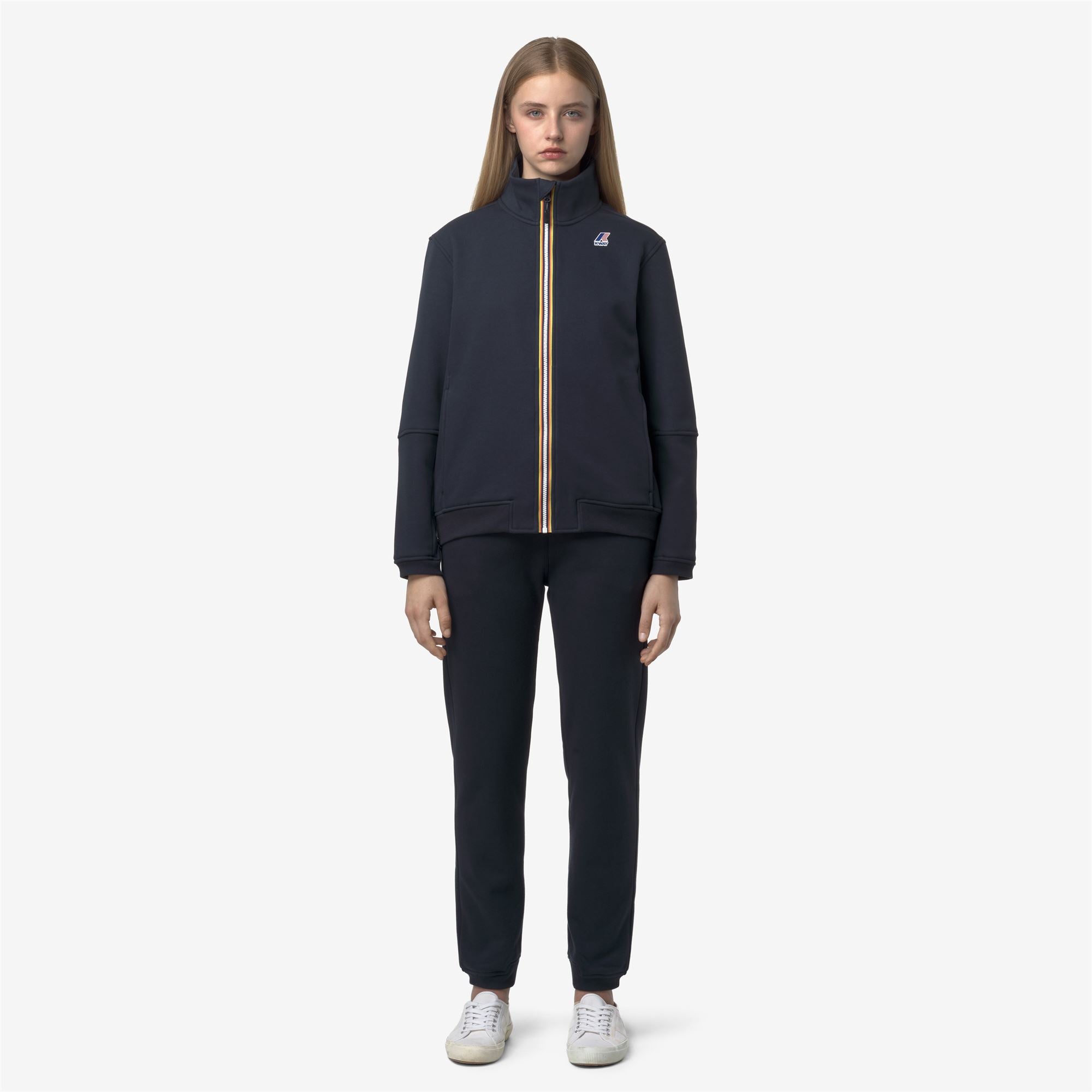 Pants_UNISEX_PHILBERT BRUSHED PC_Sport Trousers_Blue Depth - Commercial 4