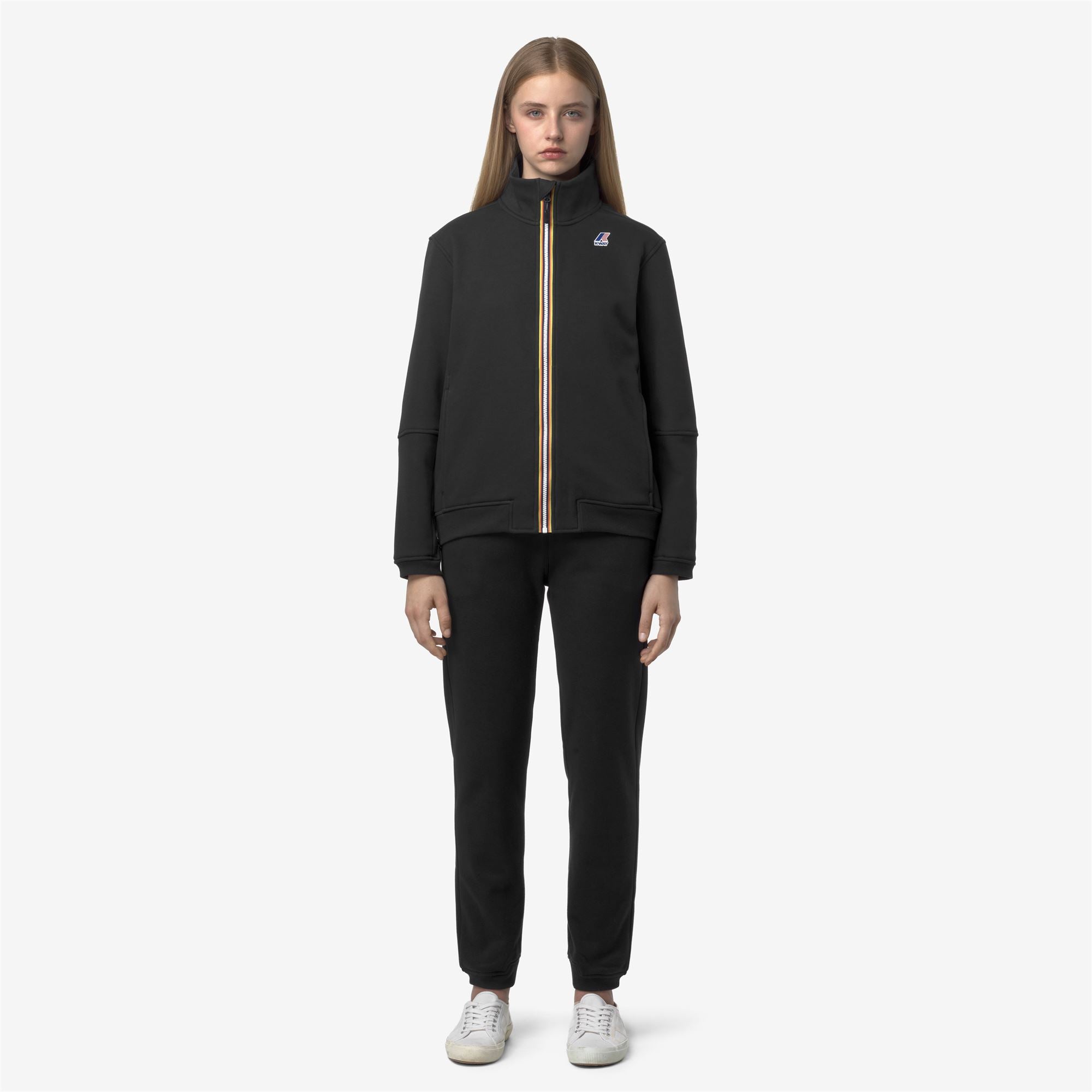 Pants_UNISEX_PHILBERT BRUSHED PC_Sport Trousers_Black Pure - Commercial 4