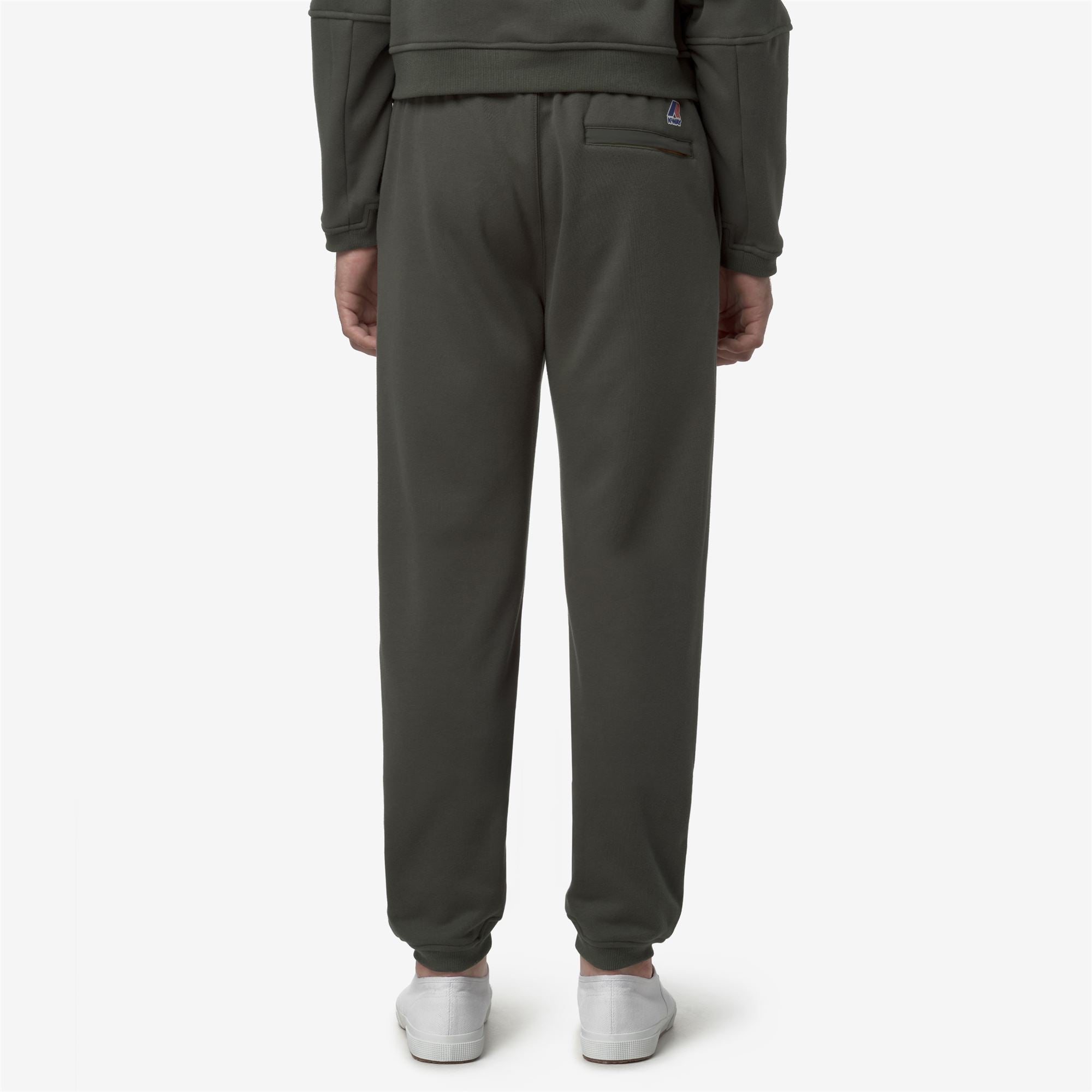 Pants_UNISEX_PHILBERT BRUSHED PC_Sport Trousers_GREEN BLACKISH - Commercial 6