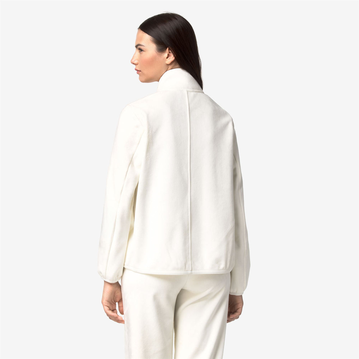 Fleece_Woman_TUDA VELOUR POLAR_Jacket_White Nat-White Nat - Commercial 6