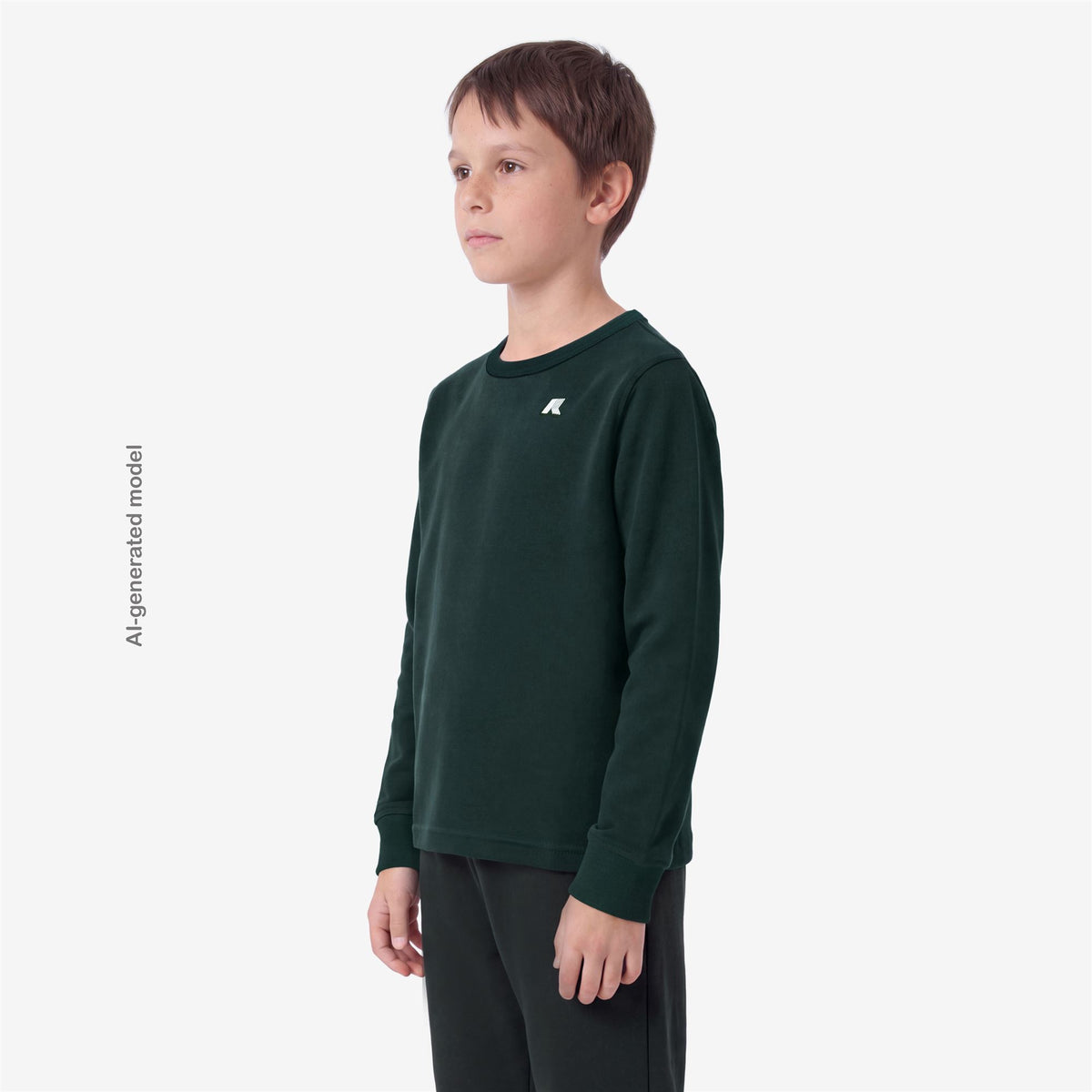 T-Shirts & Top_BOY_P. ELMER JERSEY PEACH_T-Shirt_Green Dk Jungle - Commercial 5