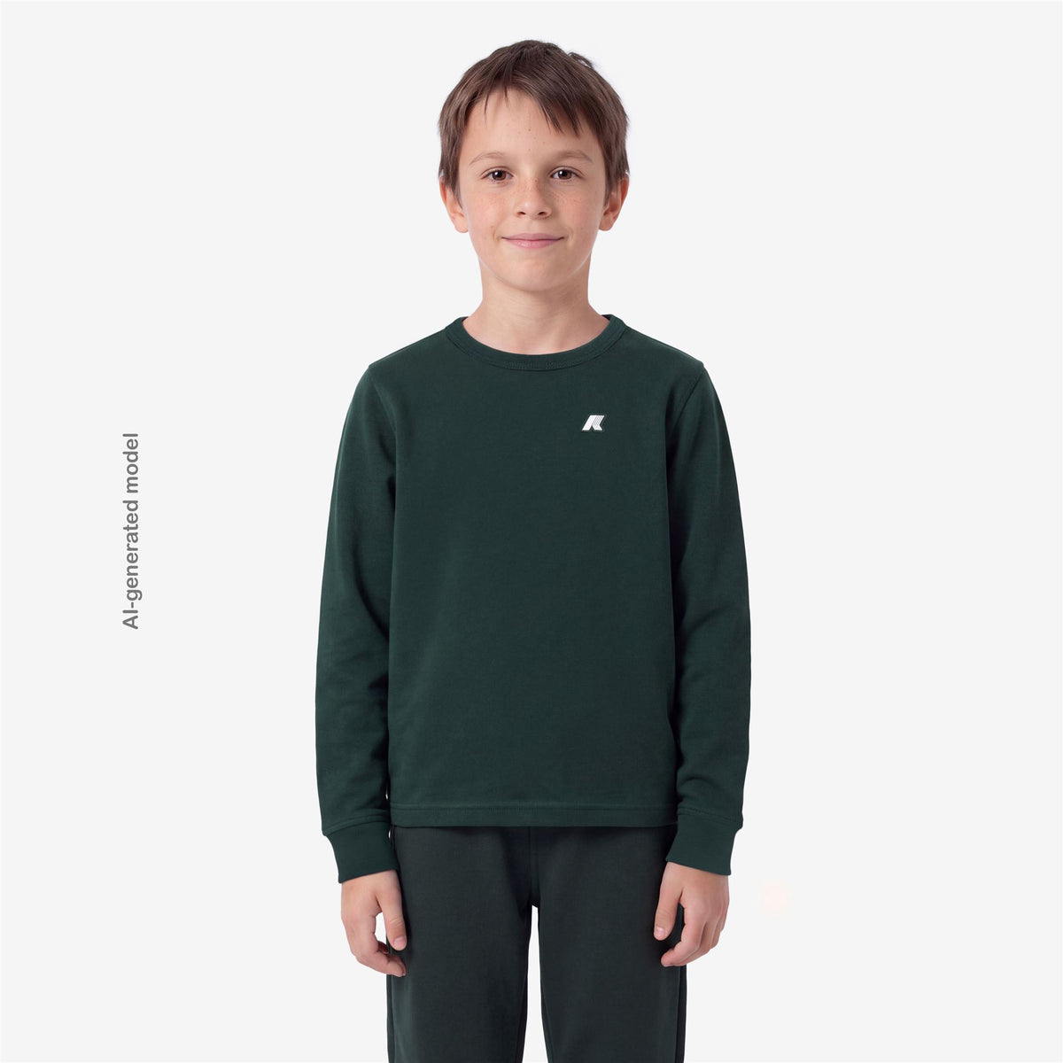 T-Shirts & Top_BOY_P. ELMER JERSEY PEACH_T-Shirt_Green Dk Jungle - Commercial 4