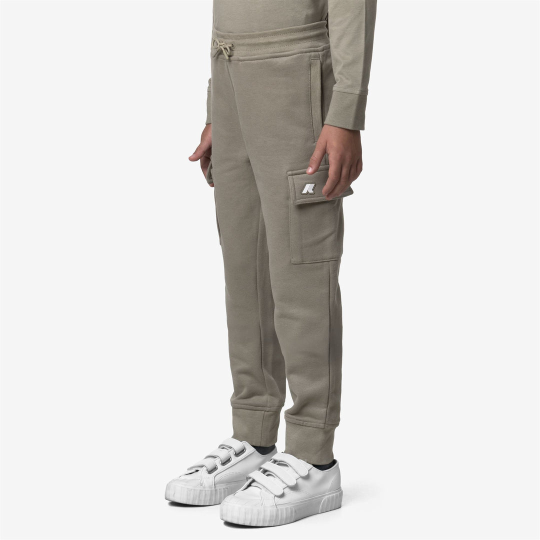 T-shirt leggera in cotone verde per bambino con dettagli sportivi main