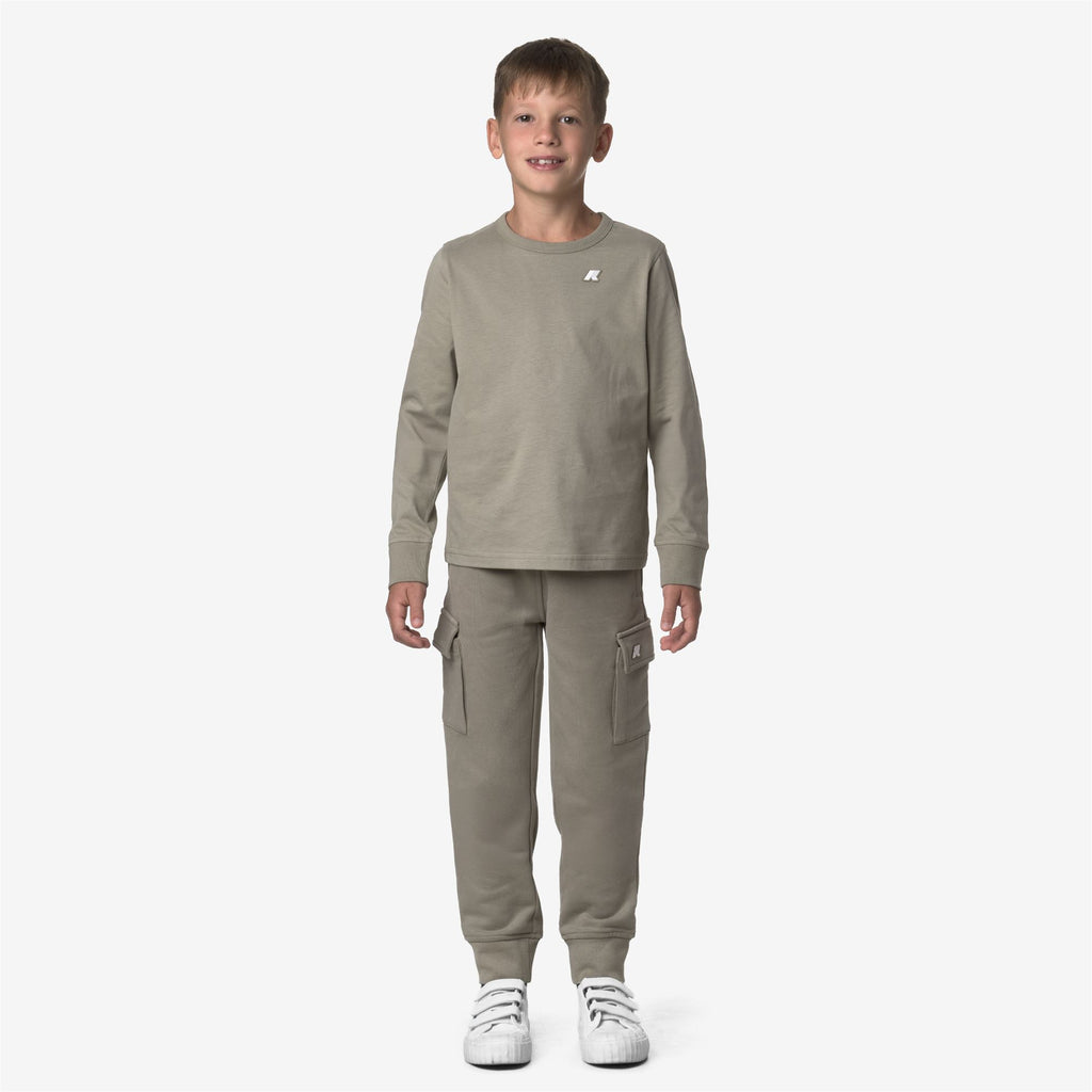 T-Shirts & Top_BOY_P. ELMER JERSEY PEACH_T-Shirt_Green Oak - Commercial 4