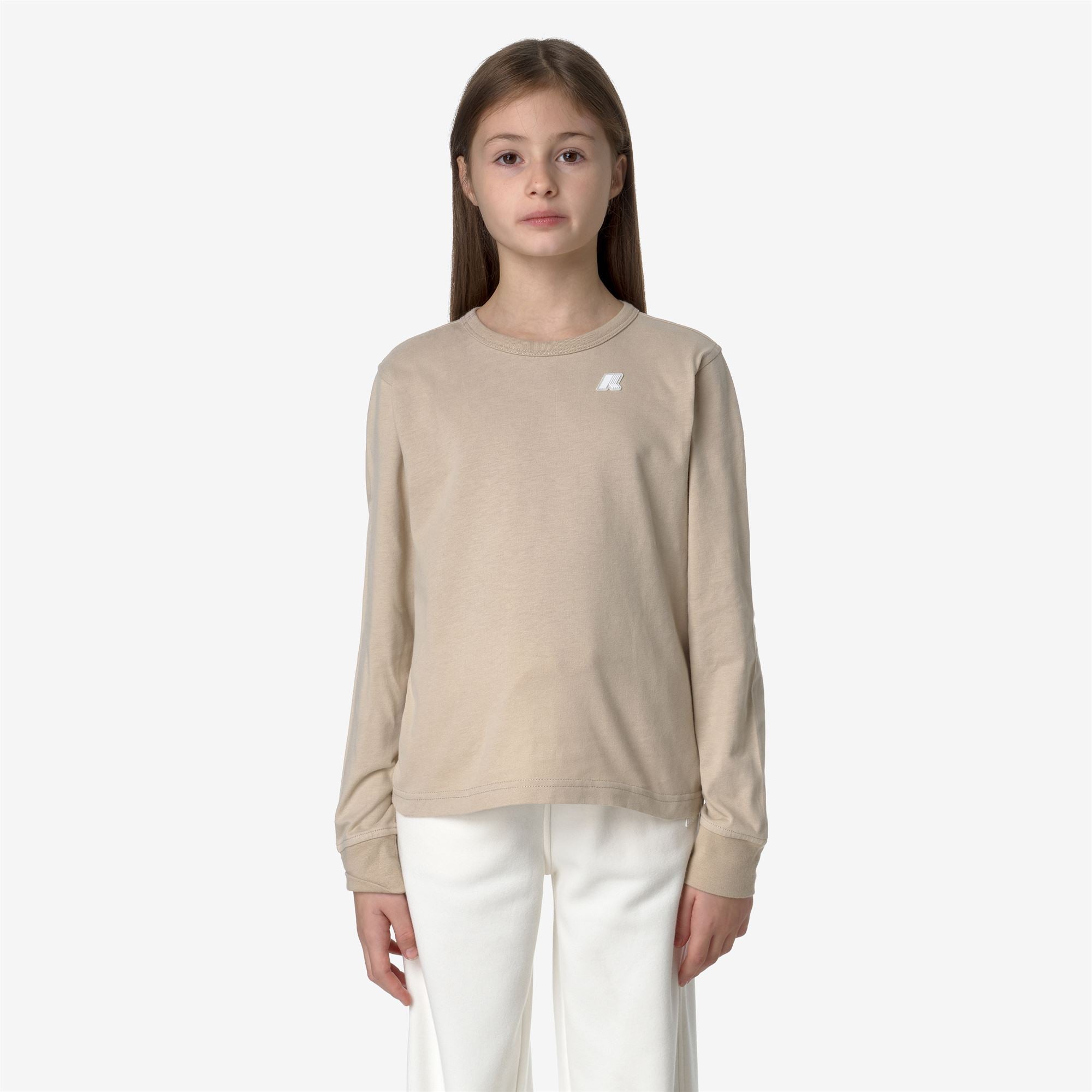T-Shirts & Top_BOY_P. ELMER JERSEY PEACH_T-Shirt_Beige Grey - Commercial 4
