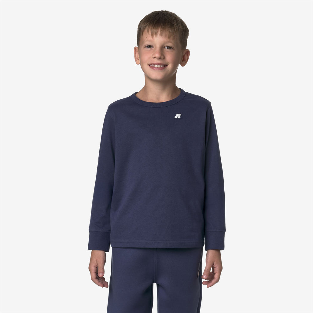 T-Shirts & Top_BOY_P. ELMER JERSEY PEACH_T-Shirt_Blue Deep Cobalt - Commercial 4