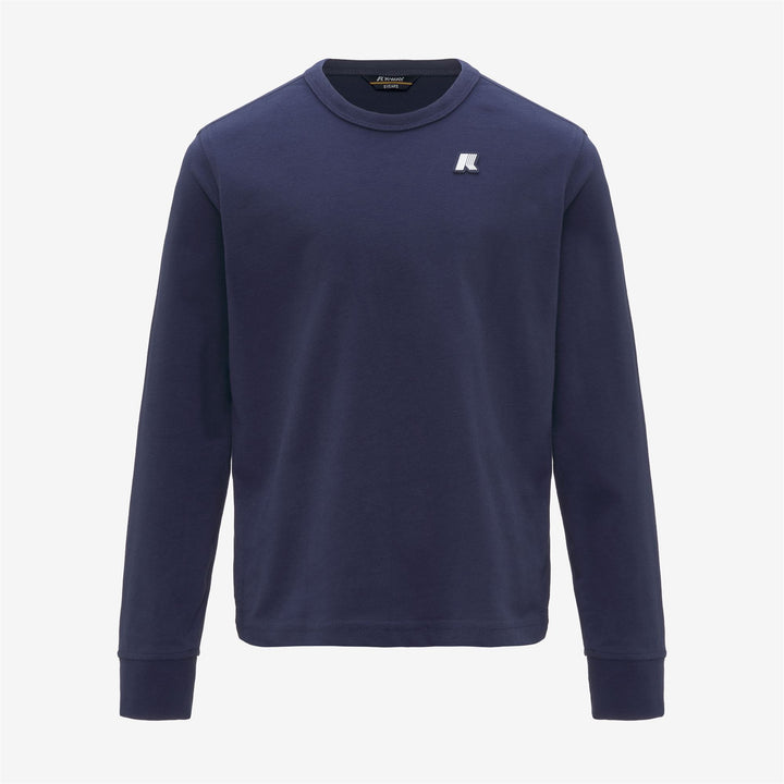 Deep blue Boys' Cotton Slim Fit T-Shirt with Sporty Details 5