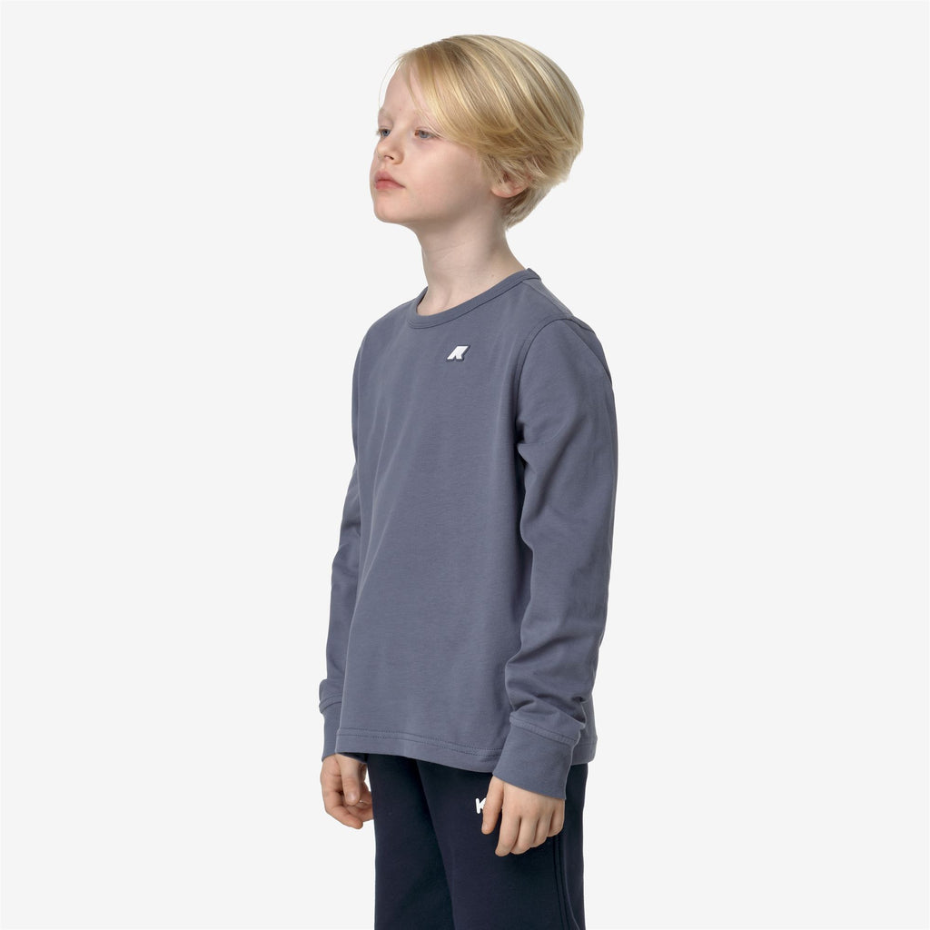 T-Shirts & Top_BOY_P. ELMER JERSEY PEACH_T-Shirt_Grey Blue Avio - Commercial 5