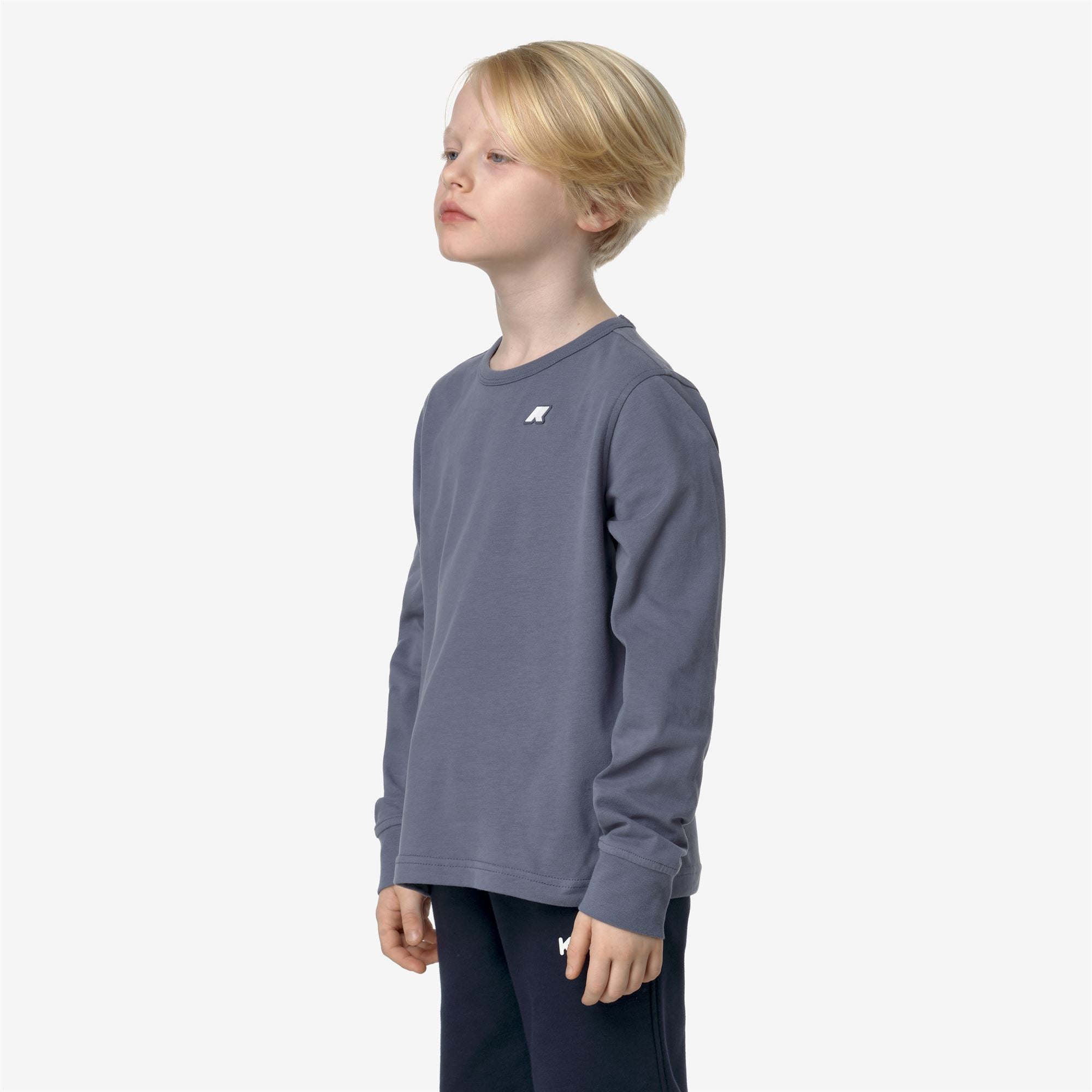T-Shirts & Top_BOY_P. ELMER JERSEY PEACH_T-Shirt_Grey Blue Avio - Commercial 5