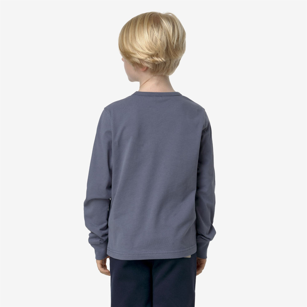 T-Shirts & Top_BOY_P. ELMER JERSEY PEACH_T-Shirt_Grey Blue Avio - Commercial 6