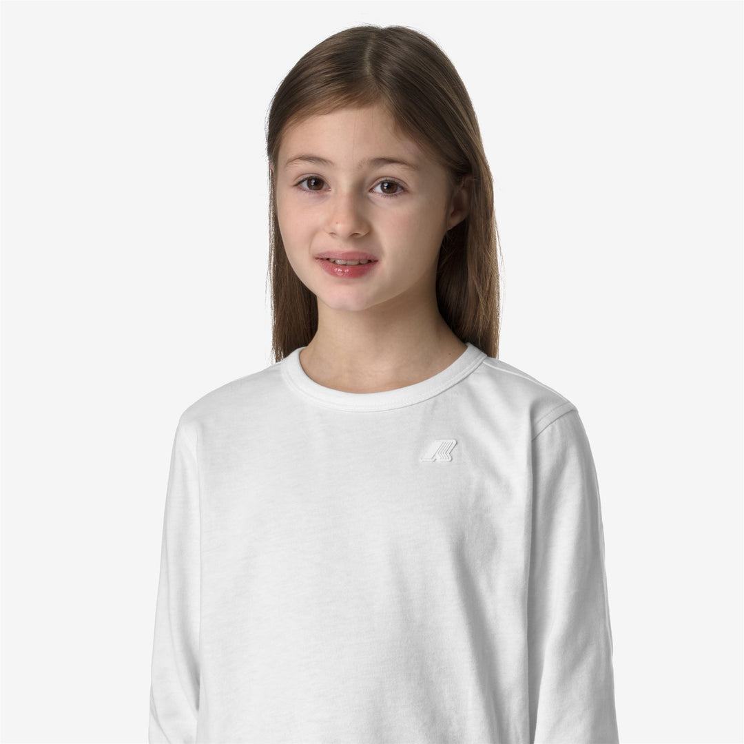 T-Shirt Leggera in Cotone Grigia e Bianca per Ragazzi con Dettagli Sportivi main