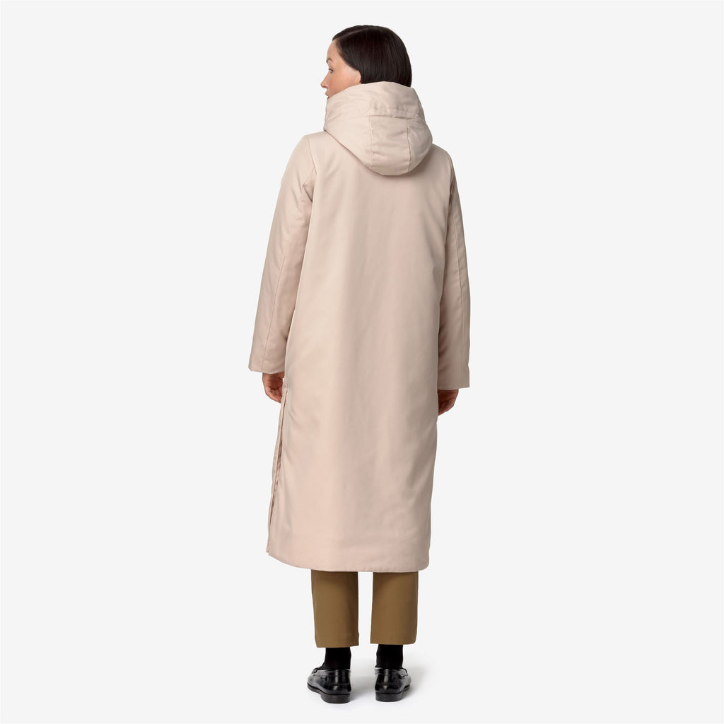 Jackets_WOMAN_OLLER TWILL FUR_Long_PINK TINT - NATURAL - Commercial 6