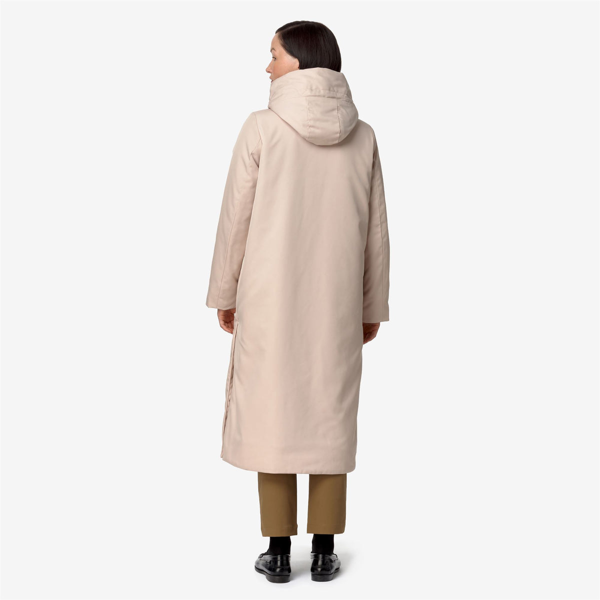 Jackets_WOMAN_OLLER TWILL FUR_Long_PINK TINT - NATURAL - Commercial 6