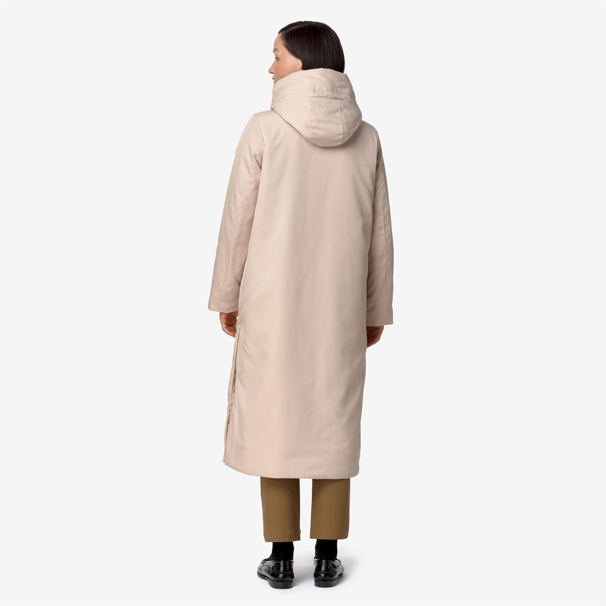 Jackets_WOMAN_OLLER TWILL FUR_Long_PINK TINT - NATURAL - Commercial 6