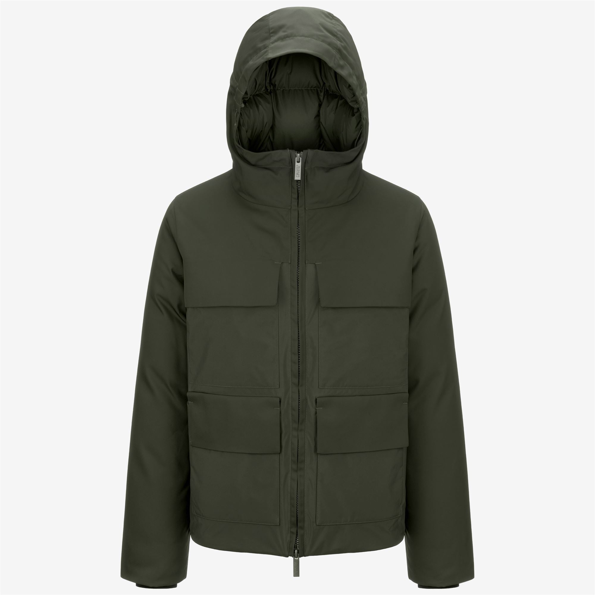 Jackets_MAN_HODIN FABRIC MIX_Short_GREEN BLACKISH - Commercial 1