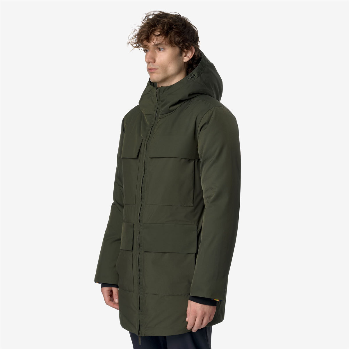 Jackets_MAN_HODEL FABRIC MIX_Mid_GREEN BLACKISH - Commercial 5
