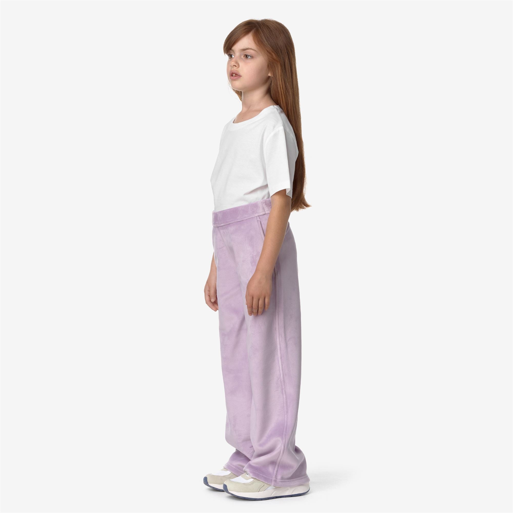 Pants_GIRL_P. JENNY VELOUR POLAR_Sport Trousers_Violet Lt Lilac - Violet Lt Lilac - Commercial 5