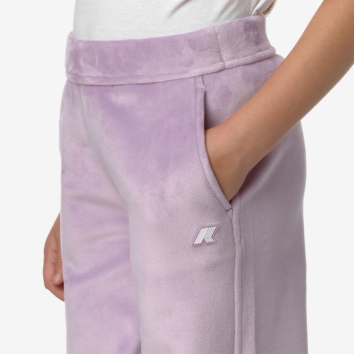 Pants_GIRL_P. JENNY VELOUR POLAR_Sport Trousers_Violet Lt Lilac - Violet Lt Lilac - Commercial 7