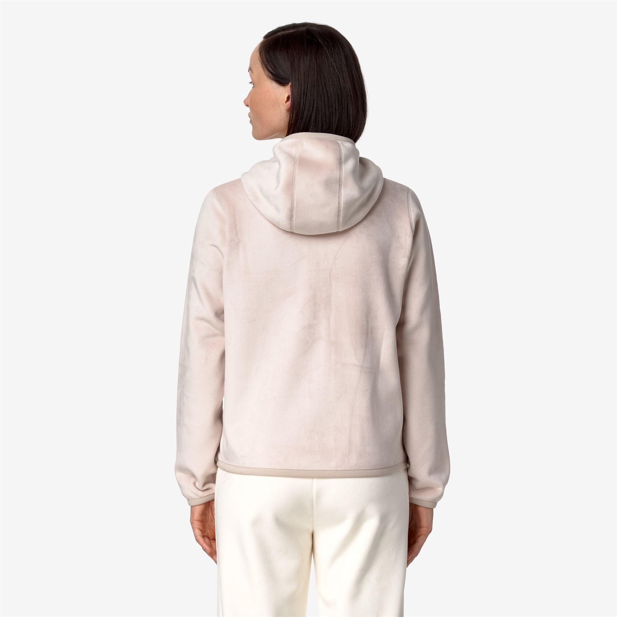 Fleece_WOMAN_LILY VELOUR POLAR DOUBLE_Jacket_Pink Tint-Pink Tint - Pink Tint - Commercial 6