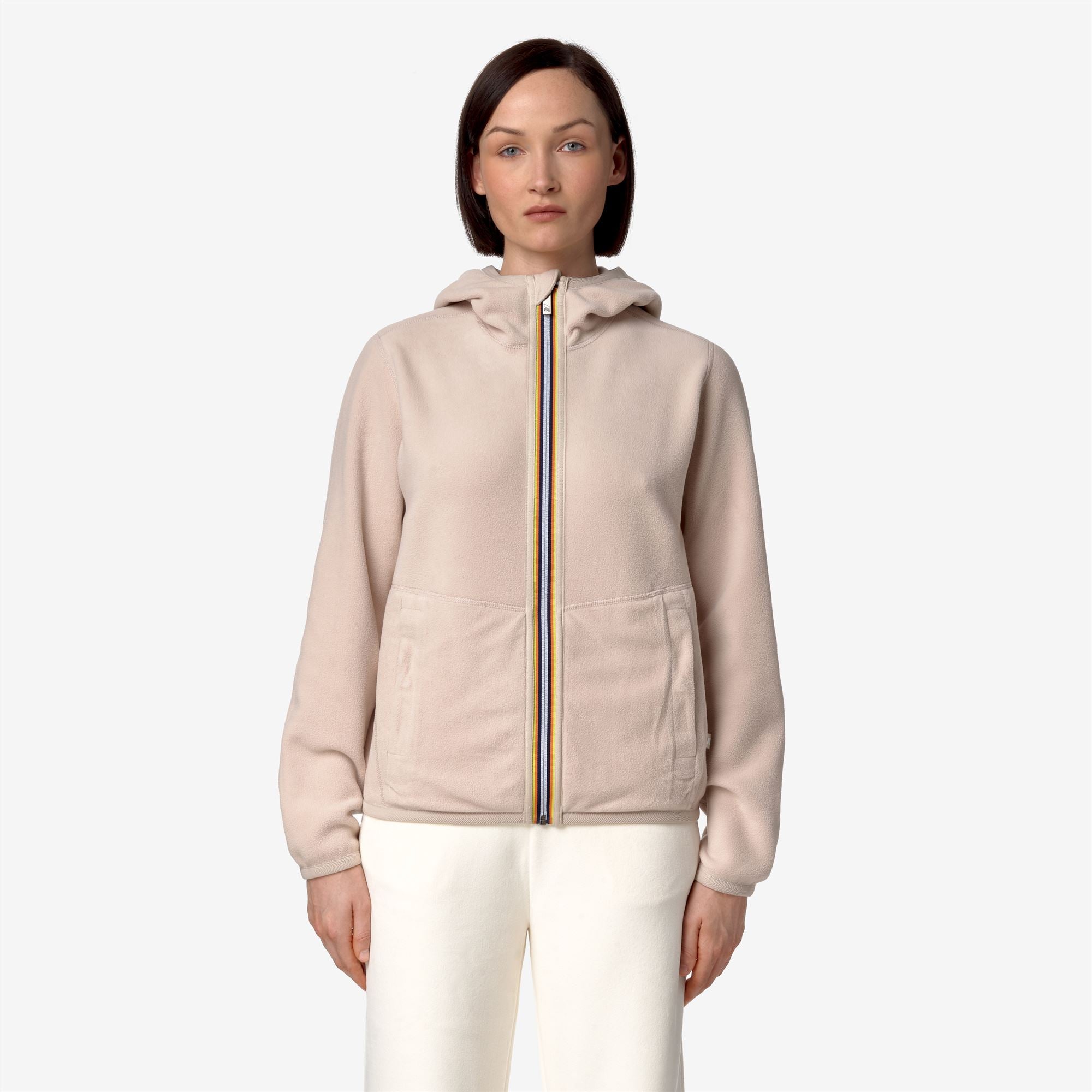 Fleece_WOMAN_LILY VELOUR POLAR DOUBLE_Jacket_Pink Tint-Pink Tint - Pink Tint - Commercial 7