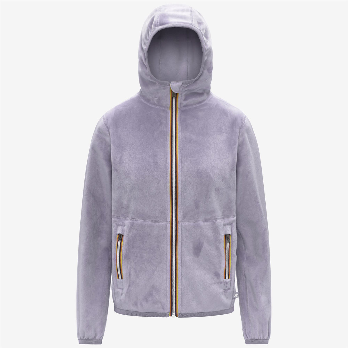 Fleece_WOMAN_LILY VELOUR POLAR DOUBLE_Jacket_Violet Lavander Combo - Commercial 1