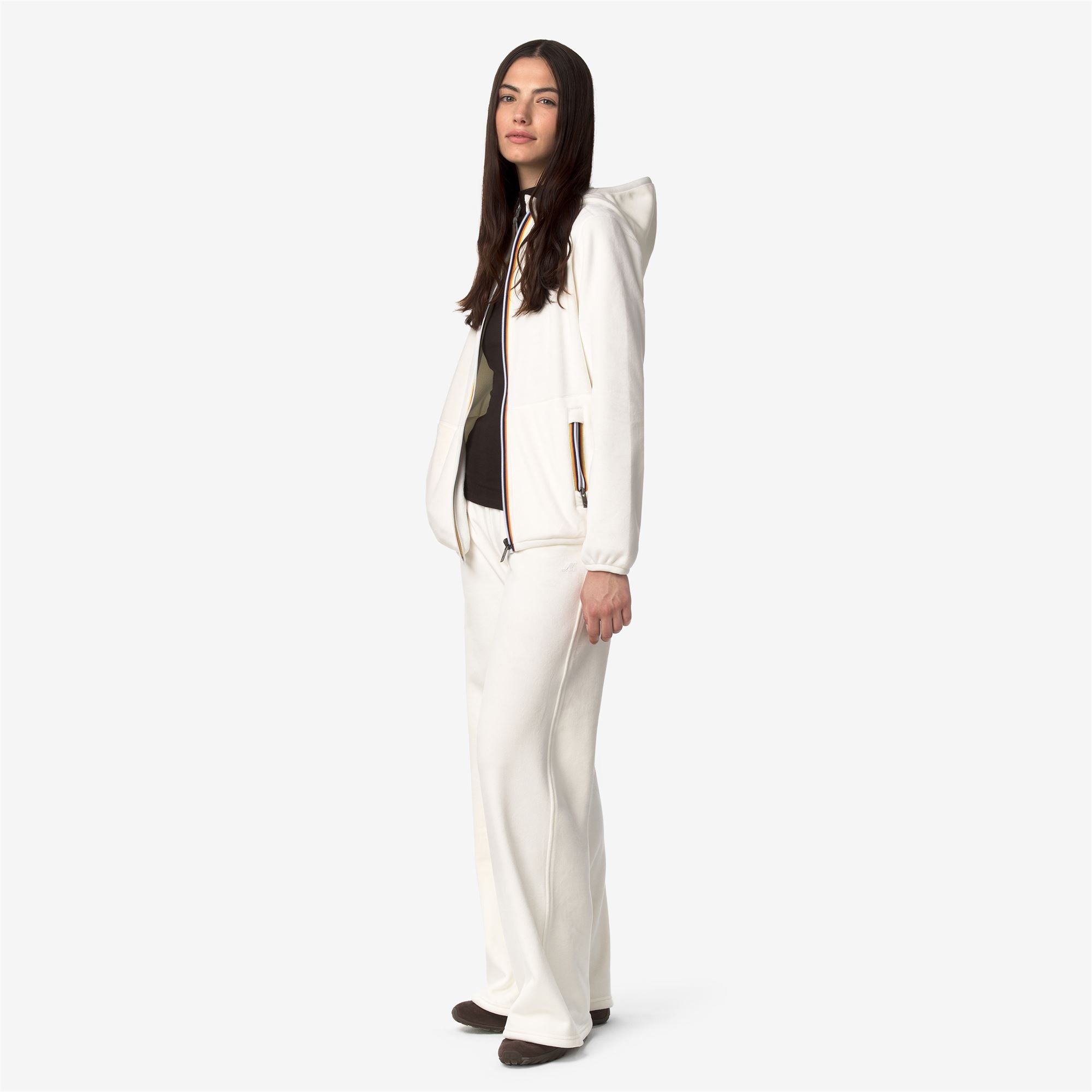 Fleece_Woman_LILY VELOUR POLAR DOUBLE_Jacket_White Nat-White Nat - Commercial 7