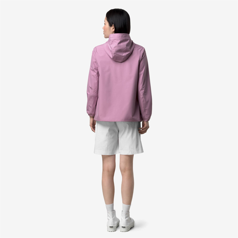 MARGUERITE STRETCH POLY JERSEY Jackets Mid Woman Violet Glicine 02