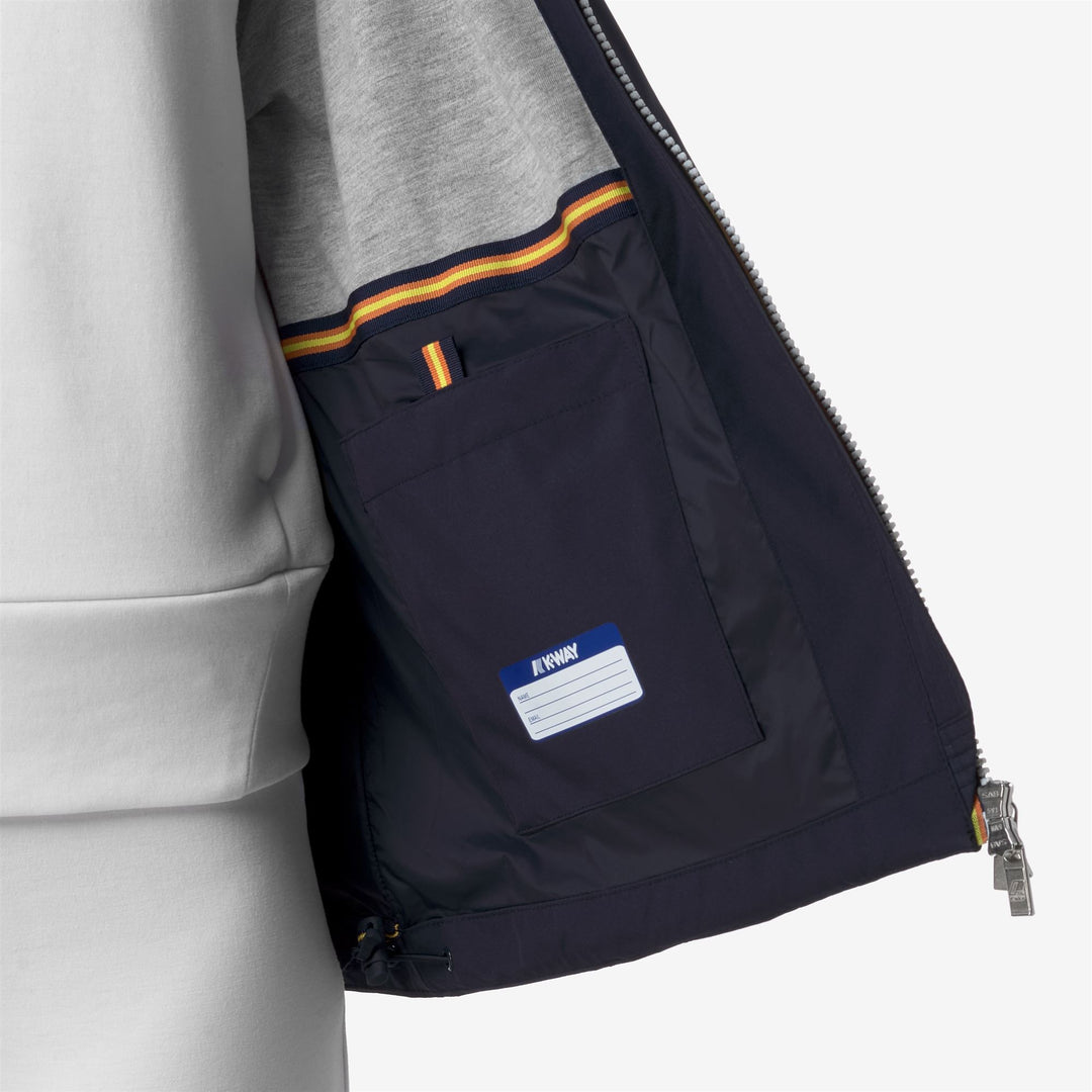 Blue Women's Mid-Season Stretch Jacket with Waterproof Coating main