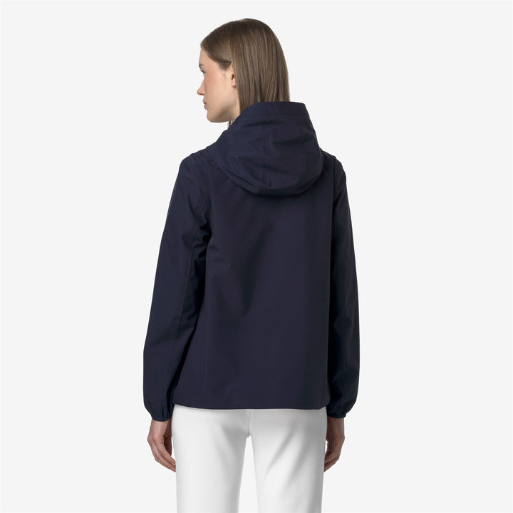 Blue Women's Mid-Season Stretch Jacket with Waterproof Coating 5