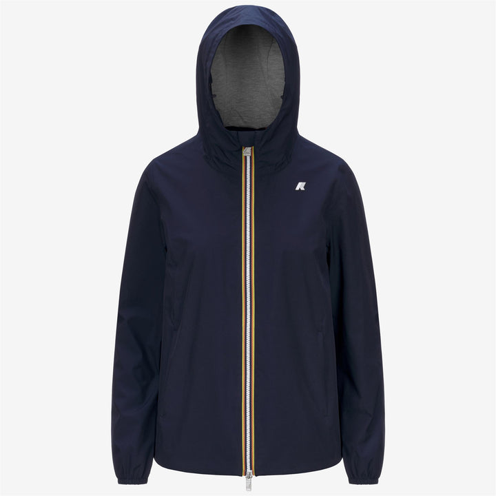 Blue Women's Mid-Season Stretch Jacket with Waterproof Coating 1