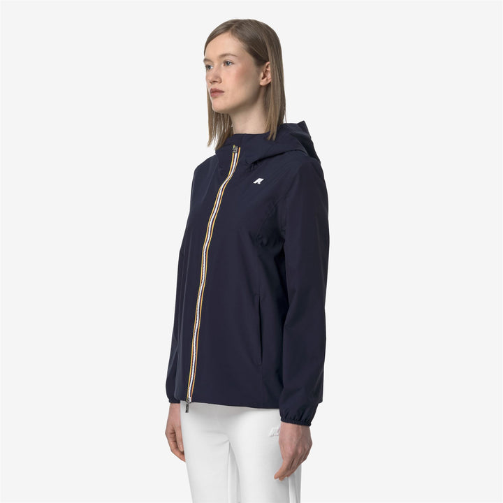 Blue Women's Mid-Season Stretch Jacket with Waterproof Coating 4
