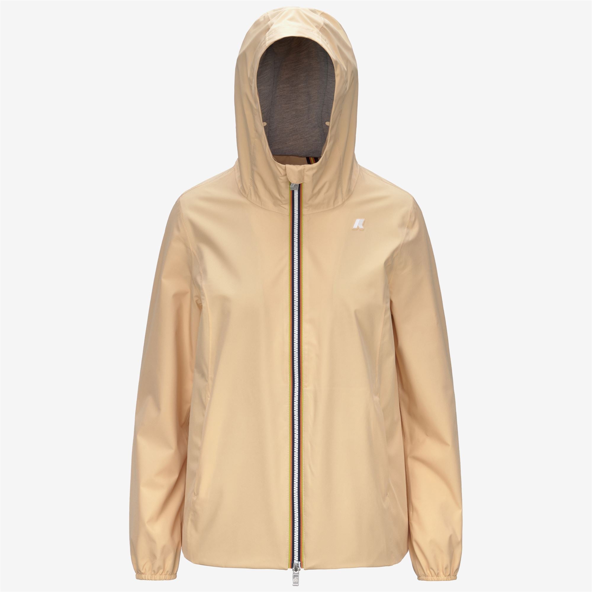 Jackets_WOMAN_MARGUERITE STRETCH POLY JERSEY_Mid_Beige Sheepskin - Commercial 1