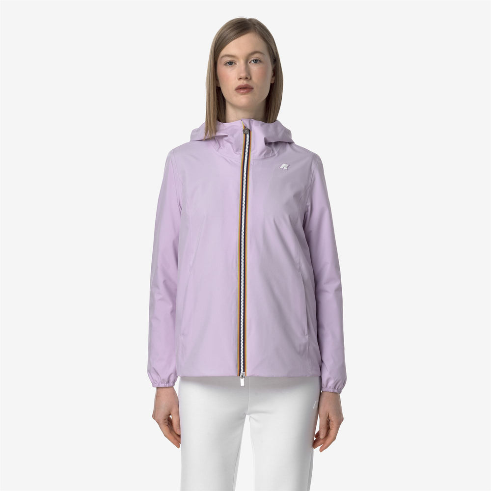 Violet Women's Mid-Season Waterproof Jacket with Stretch Fabric 02