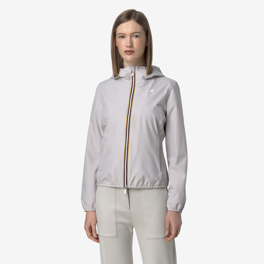 Jackets_WOMAN_LILY STRETCH POLY JERSEY_Short_BEIGE LT - Commercial 4